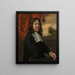 Autorretrato - Jan Steen — cuadro enmarcado en la pared