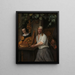 El panadero Arent Oostwaard y su esposa Catharina Keizerswaard - Jan Steen — cuadro enmarcado en la pared