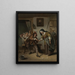 L'Entreprise - Jan Steen — cuadro enmarcado en la pared