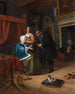 La niña enferma - Jan Steen — vista de la obra