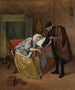 La mujer enferma - Jan Steen — vista de la obra