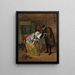 La mujer enferma - Jan Steen — cuadro enmarcado en la pared