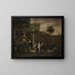 The Village Wedding - Jan Steen — framed artwork on a wall
