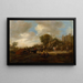Village Festival - Jan Steen — framed artwork on a wall