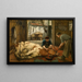 Abattoir - Jan Stobbaerts — cuadro enmarcado en la pared