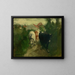 Ruta hundida - Jan Stobbaerts — cuadro enmarcado en la pared