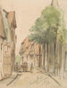 Vista de la Kirchenstraße en Lingen - Jan Striening — vista de la obra