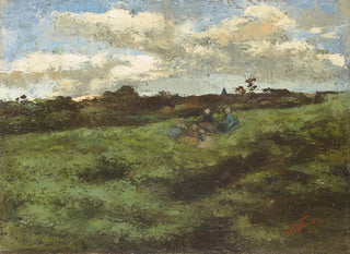 Jan Toorop - Kinderen op het duin  Landschap bij Brussel.webp