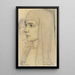 Retrato de Treesje Westermann Madre Teresa Huf de Bethani - Jan Toorop — cuadro enmarcado en la pared