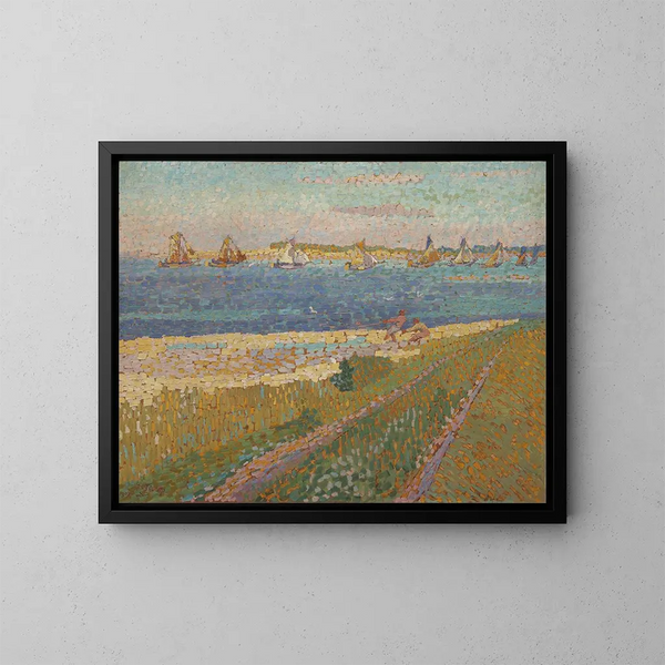 La Schelde cerca de Veere - Jan Toorop — cuadro enmarcado en la pared