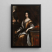 Retrato de María Casimira - Jan Tricius — cuadro enmarcado en la pared