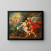 an allegory of Time and Truth triumphing over Envy and Falsehood - Jan van den Hoecke — framed artwork on a wall