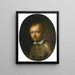 Portrait of Francesco Dal Pozzo - Jan van den Hoecke — framed artwork on a wall