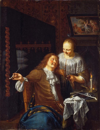 Jan Van Mieris - Lady and Cavalier.webp