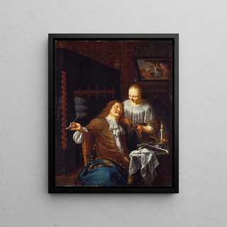 Jan Van Mieris - Lady and Cavalier.webp