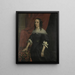 Retrato de mujer quizás Anna de Borgoña fundadora del castillo de Windenburg en Dryschor Schouwen y esposa de Adolf van Kleef - Jan van Rossum — cuadro enmarcado en la pared