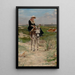 La promenade - Jan Verhas — cuadro enmarcado en la pared