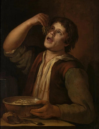 Jan Vermeer van Utrecht - Boy eating pods.webp