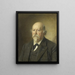Johan Philip van der Kellen 1831-1906 Director del Gabinete Nacional de Grabados 1876-1896 - Jan Veth — cuadro enmarcado en la pared
