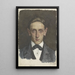 Retrato de un joven - Jan Veth — cuadro enmarcado en la pared