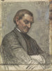 Portrait of a man with a lowered gaze - Jan Veth — artwork view