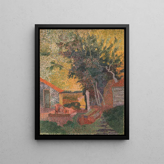 Jan Vijlbrief - Boat Along a Bank.webp