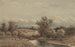 Landscape painting with river and cows - Jan Vrolijk — artwork view