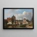 L'IJsselpoort en IJsselstein - Jan Weissenbruch — cuadro enmarcado en la pared