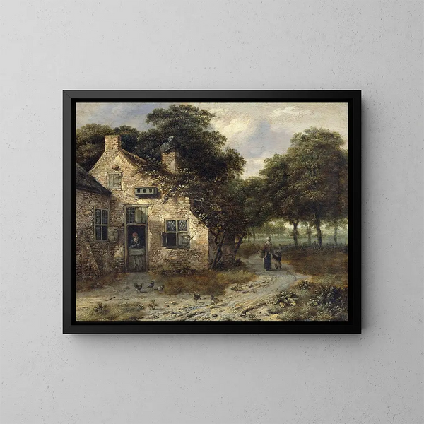 La Ferme - Jan Wijnants — cuadro enmarcado en la pared