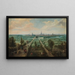 Vista panorámica de Amberes desde el Este - Jan Wildens — cuadro enmarcado en la pared