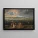 Vista panorámica de la ciudad de Amberes a través del Escalda - Jan Wildens — cuadro enmarcado en la pared