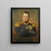 retrato del barón David Hendrik Chassé, teniente general - Jan Willem Pieneman — cuadro enmarcado en la pared