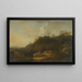 Paisaje con pastor - Jan Wils — cuadro enmarcado en la pared