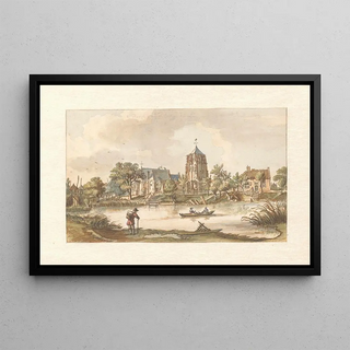 Jan de Beijer - Gezicht op Acquoy aan de Linge.webp