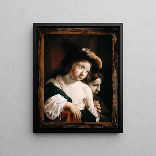 Jan de Bray - A Group of two Boys.webp