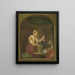 La mujer de la limpieza - Jan de Ruyter — cuadro enmarcado en la pared