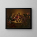 La Cena en Emaús - Jan ter Borch — cuadro enmarcado en la pared