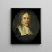 Retrato de un hombre - Jan van Assen — cuadro enmarcado en la pared