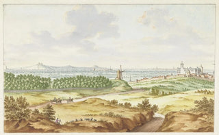Jan van Call the elder - Gezicht op Kleef van de Galgenberg.webp