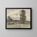 Landscape with Path - Jan van Essen — framed artwork on a wall
