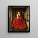 Virgen de Luján - Jan van Eyck — cuadro enmarcado en la pared