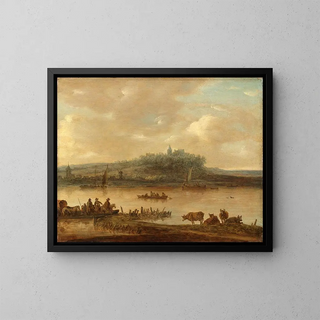 Jan van Goyen - Gezicht op de Rijn en de Elterberg.webp