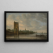 La Puerta Pelkus cerca de Utrecht - Jan van Goyen — cuadro enmarcado en la pared
