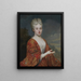 Retrato de Theresia Mechtildis Schilders - Jan van Helmont — cuadro enmarcado en la pared