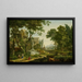 Landscape Arcadian - Jan van Huysum — framed artwork on a wall
