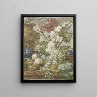 Jan van Huysum - Sketch for a Still Life of Fruit and Flowers.webp