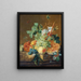 Nature morte aux fruits (conflit de cas) - Jan van Huysum — cuadro enmarcado en la pared