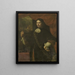 Retrato de Cornelis Jacobsz de Boer Capitán de la Marina - Jan van Neck — cuadro enmarcado en la pared