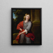 Retrato de un niño - Jan van Neck — cuadro enmarcado en la pared