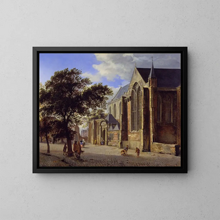 Jan van der Heyden - Exterior of a Church.webp